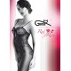 Fishnet Bodystocking with Swirly Details - RED ROSE 05