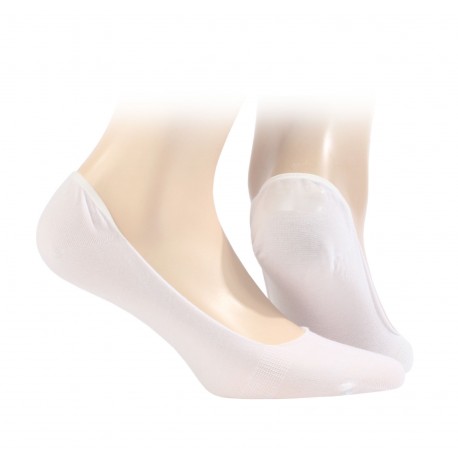 Cotton-Blend Liner Socks with Silicone Gripper - style 998