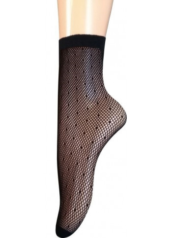 Patterned Fishnet Ankle Socks - style 21