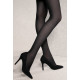 Semi Opaque Black Tights with Fine Herringbone Pattern – 40 den – LORIEN 11 