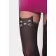Mock Over-the-Knee Cat Tights - GIRL-UP CAT