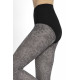 Semi Opaque Grey Snake Pattern Tights - SNAKE 01